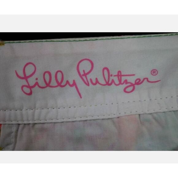 LILLY PULITZER WALSH SHORTS POP GOES THE LEMUR SIZE 4 - Picture 4 of 6